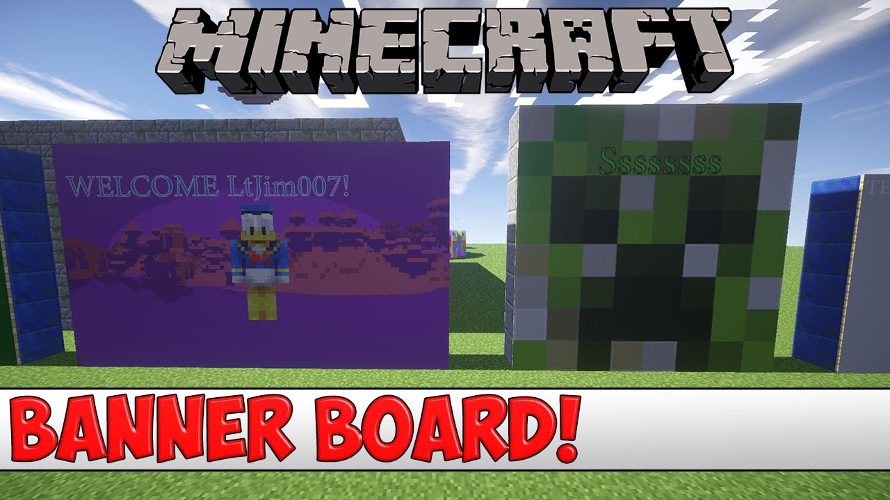 Minecraft Plugin Tutorial - Bannerboard