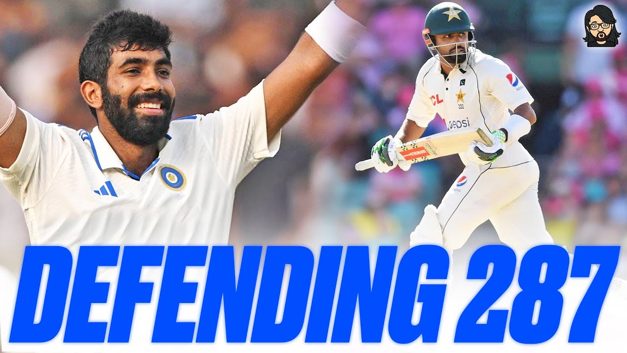 Defending 287 In A Test Match 💀 • Cricket 24