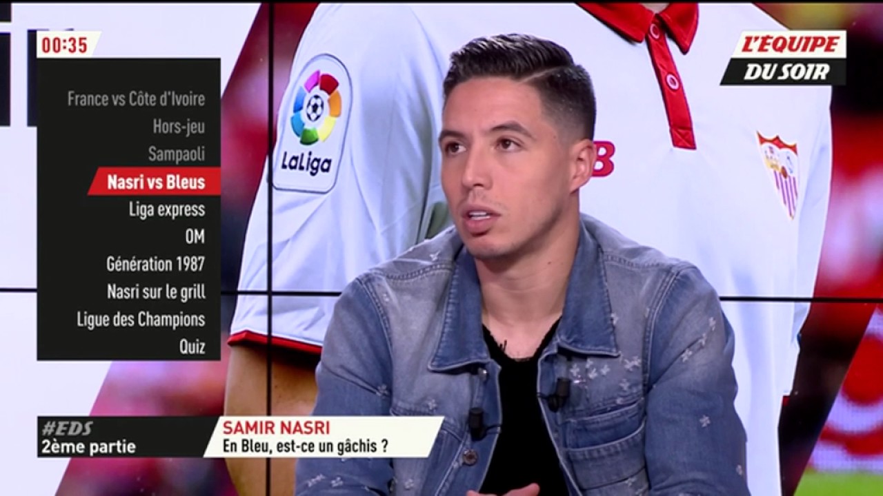 samir nasri parle de pep et de l'équipe  de france.