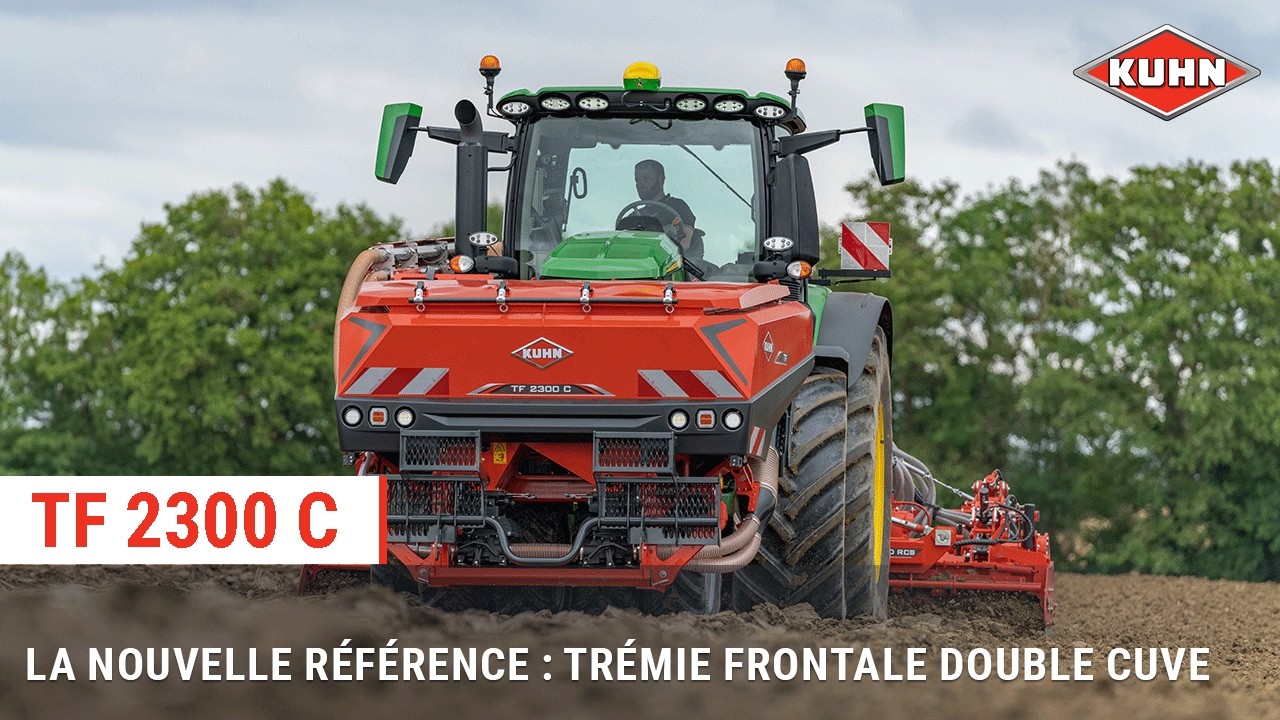 La nouvelle référence : Trémie frontale double cuve TF 2300 C | KUHN