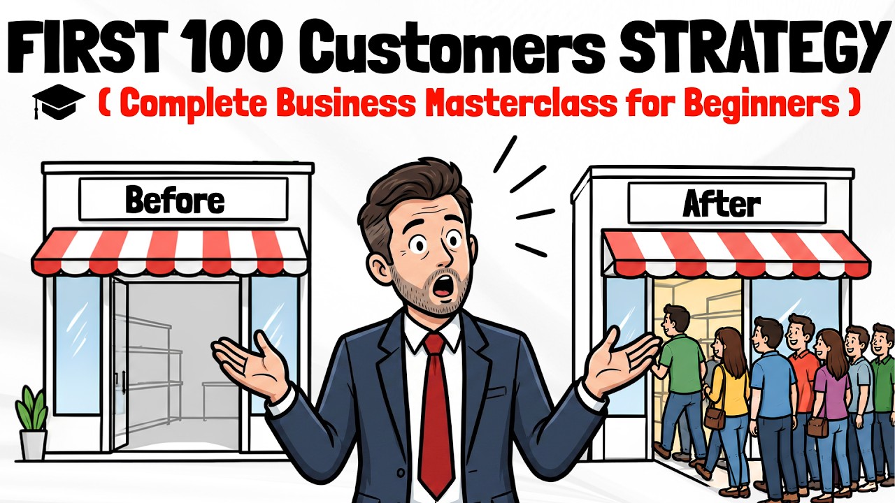 FIRST 100 Customers Strategy Explained (Complete Business Masterclass)