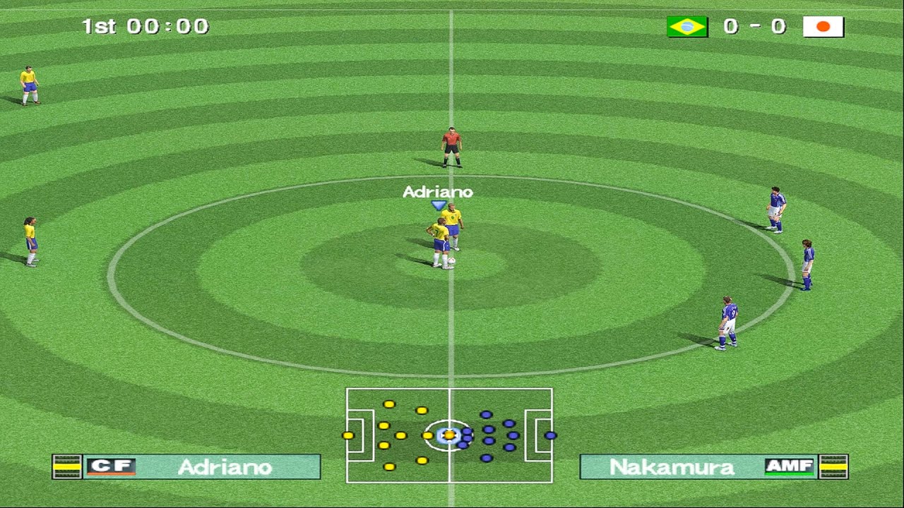Pro Evolution Soccer 6 - Brazil vs Japan | PS2