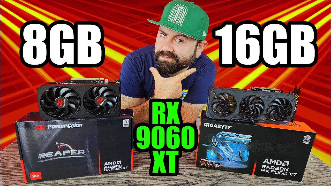 ¿La MEJOR y la PEOR Gráfica de entrada? INCREIBLE Radeon RX 9060 XT 8GB y 16GB