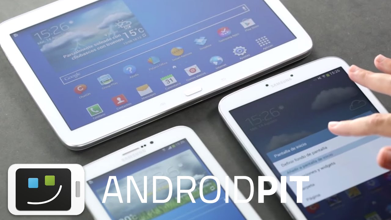 Samsung Galaxy Tab 3 7.0, 8.08 y 10.1 en vídeo Hands-On