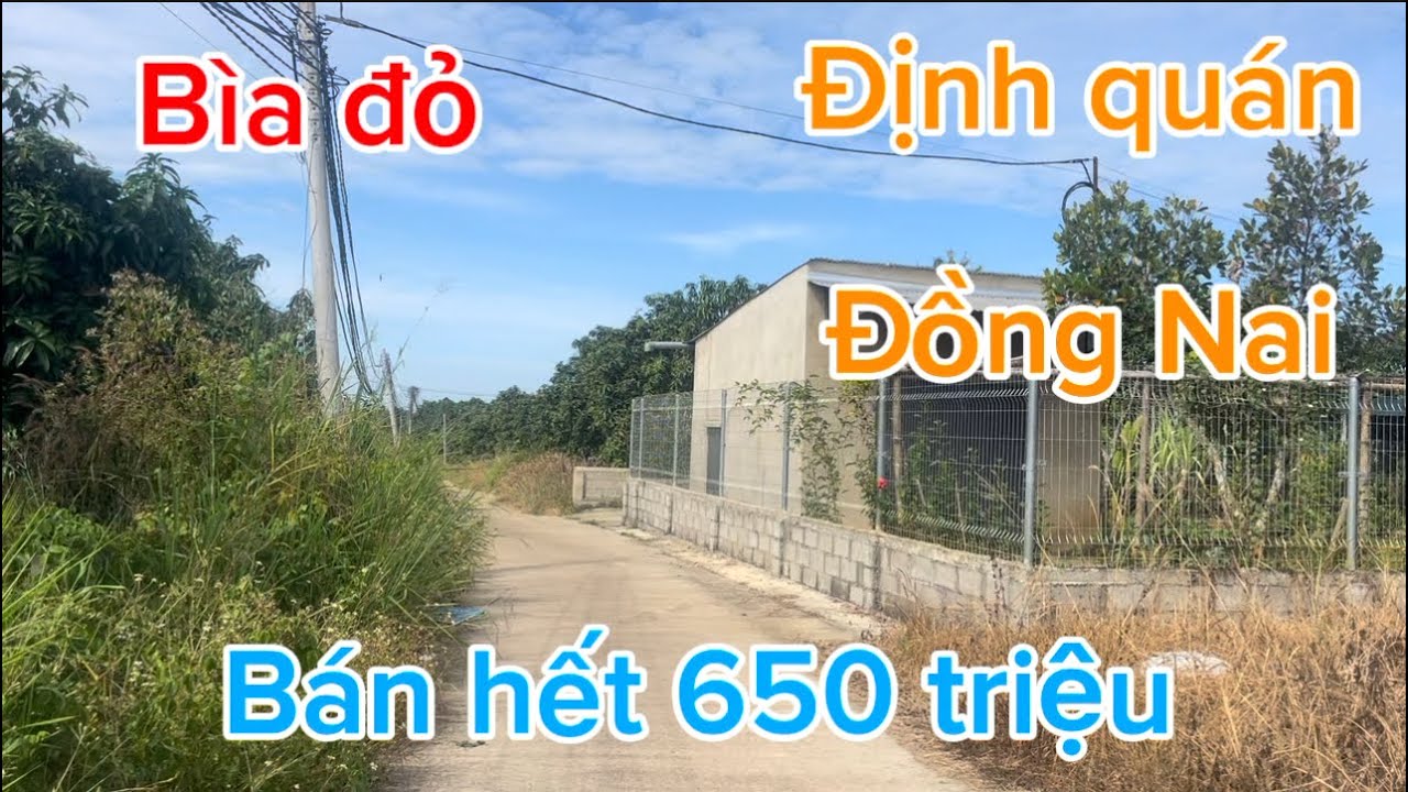 Cần bán mảnh vườn giáp đường bê tông sổ sách đầy đủ về làm nhà 🏠 vườn 