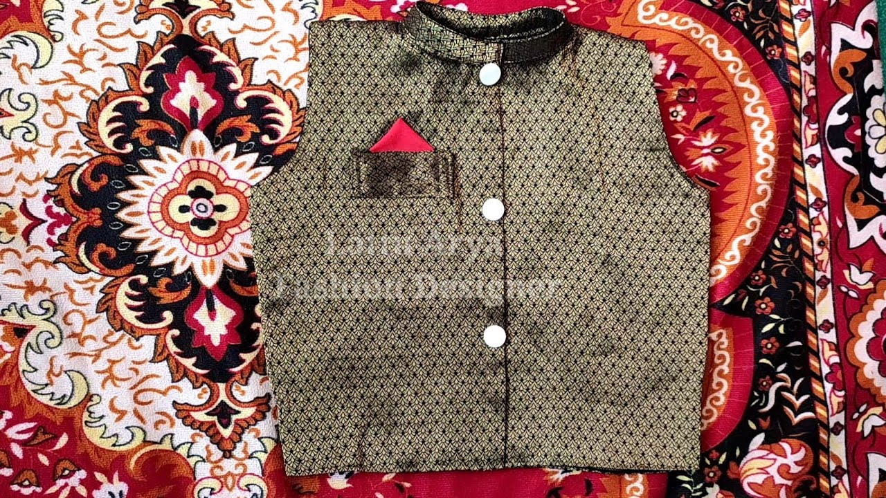 Jacket cutting and stitching/ designer jacket cutting and stitching for 3 years baby boy/girl.