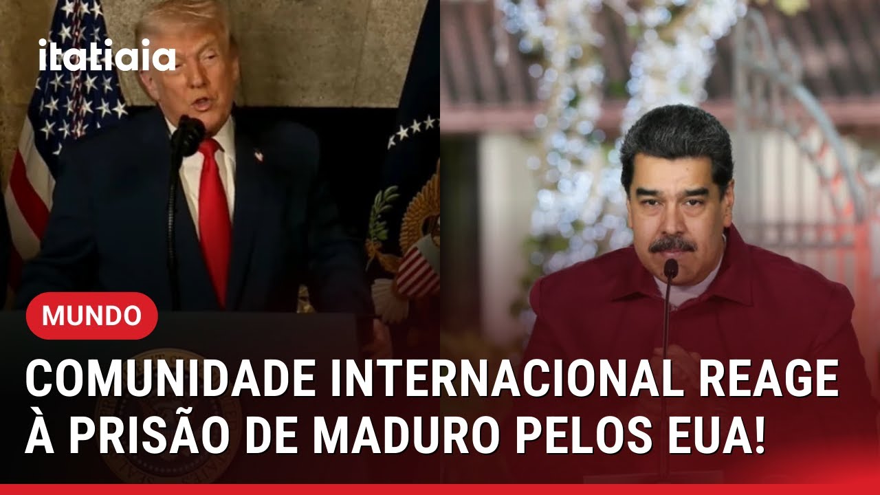 COMUNIDADE INTERNACIONAL REAGE À PRISÃO DE NICOLÁS MADURO POR EUA!