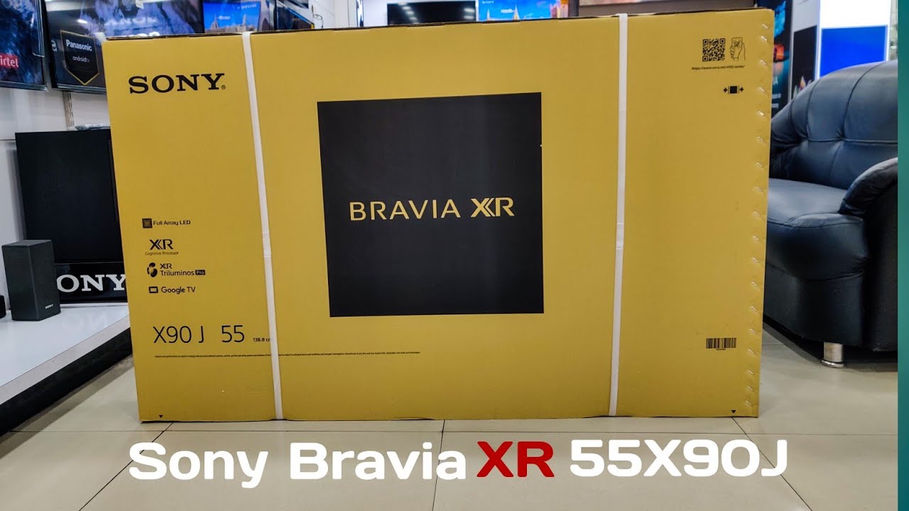 Распаковка Sony Bravia XR 55X90J