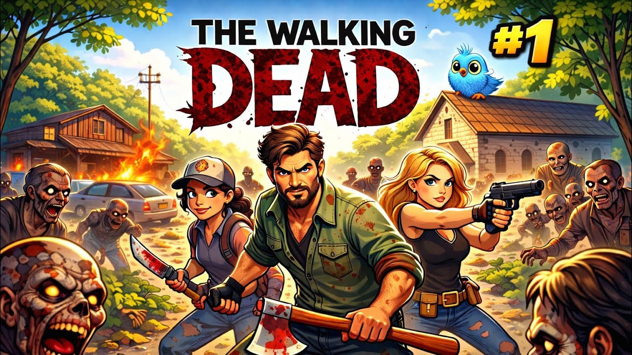 Zombies Around us | The walking Dead Game play #1