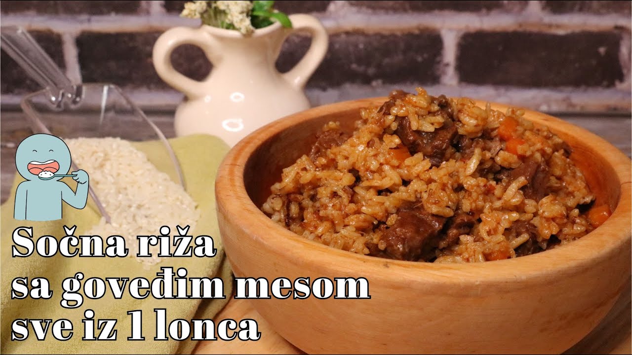 SVE IZ 1 LONCA - SOČNA RIŽA SA MESOM - RIŽA SA JUNETINOM - JUNEĆI PILAV - PIRJAN SA GOVEDINOM