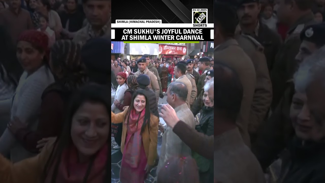 Watch! Himachal CM Sukhu&rsquo;s joyful dance at Shimla Winter Carnival