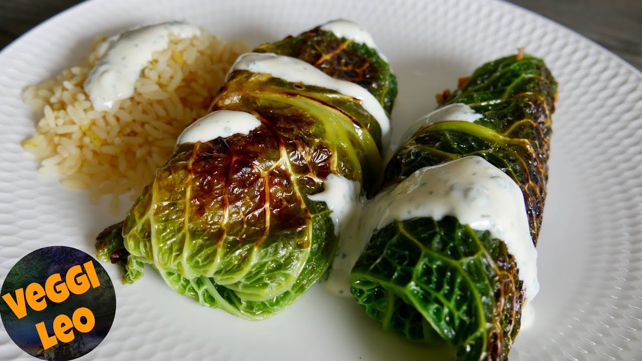 Wirsing-Rouladen | Krautwickel | vegan