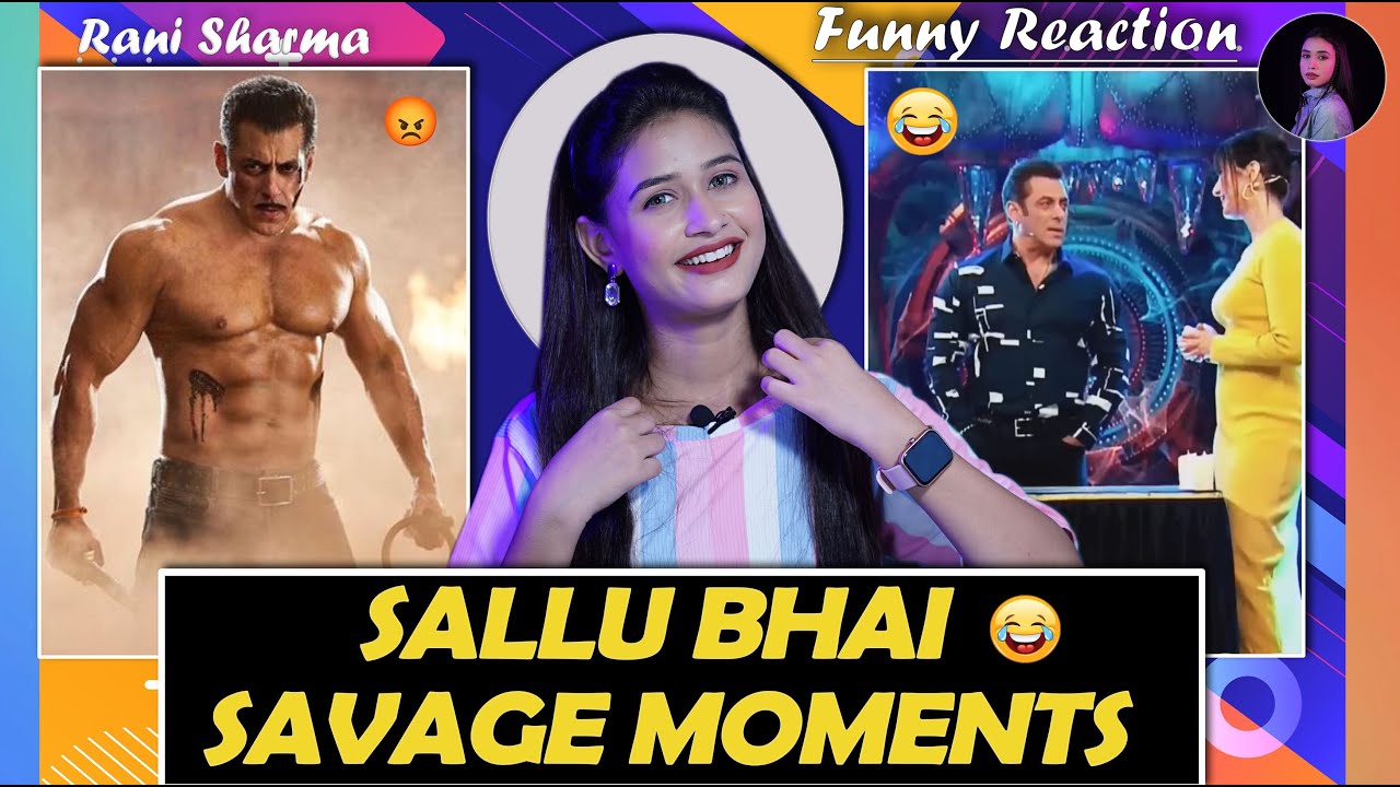 Indian Girl Reaction on Salman Khan Savage Moments😈🔥| Rani Sharma