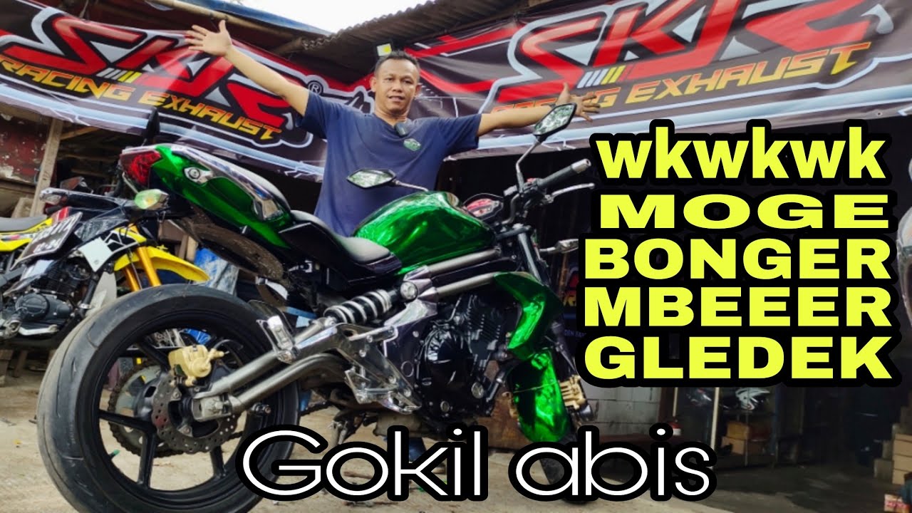 BELI MOGE 65JT KAWASAKI ER6N KNALPOTNYA SUDAH BOBOKAN SUARANYA BONGER KAYA MBER GLEDEK CEMPRENG