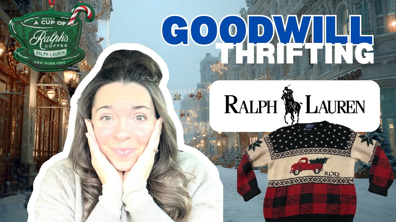 Vintage Ralph Lauren Haul Holiday Thrifting for Classic Preppy Style | West Side Revive | Christmas