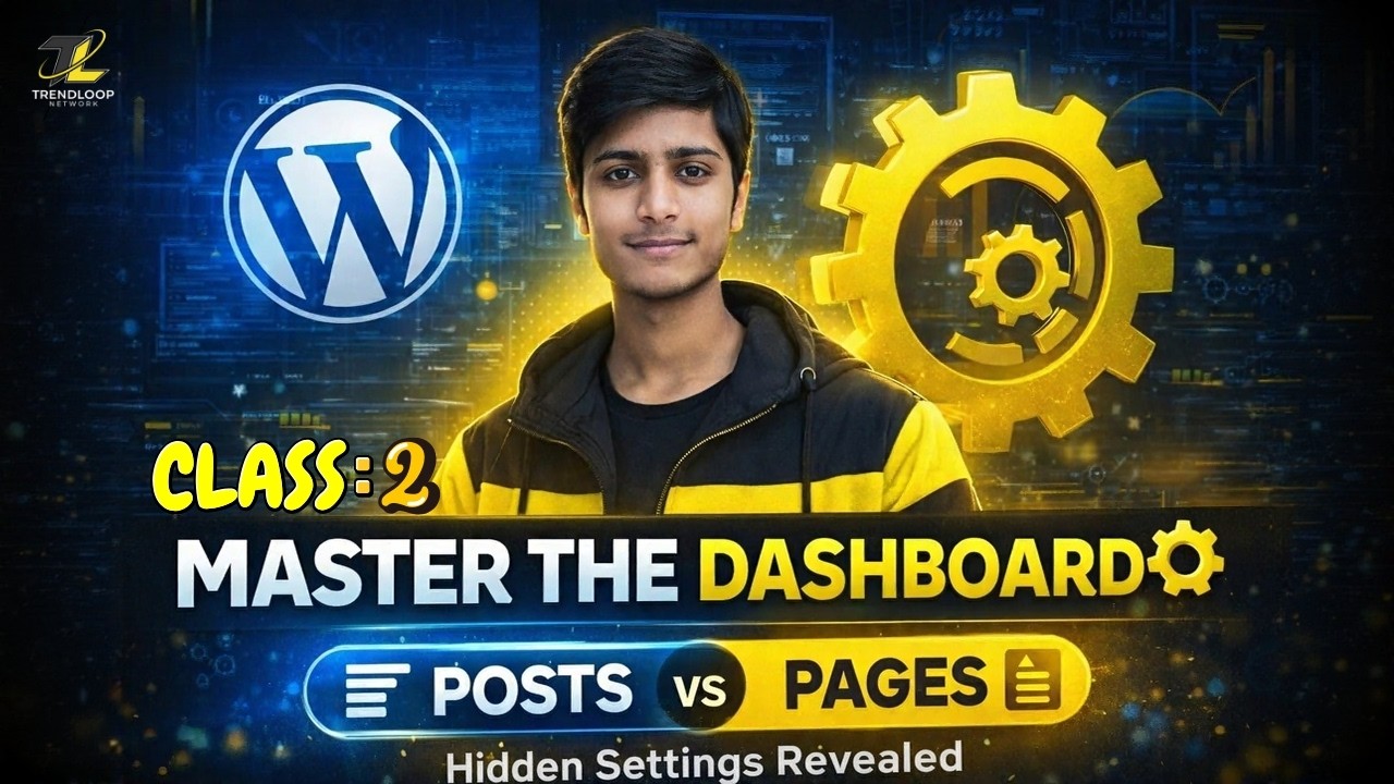 WordPress Dashboard Mastery: The Ultimate Beginner's Guide! 2026 🚀