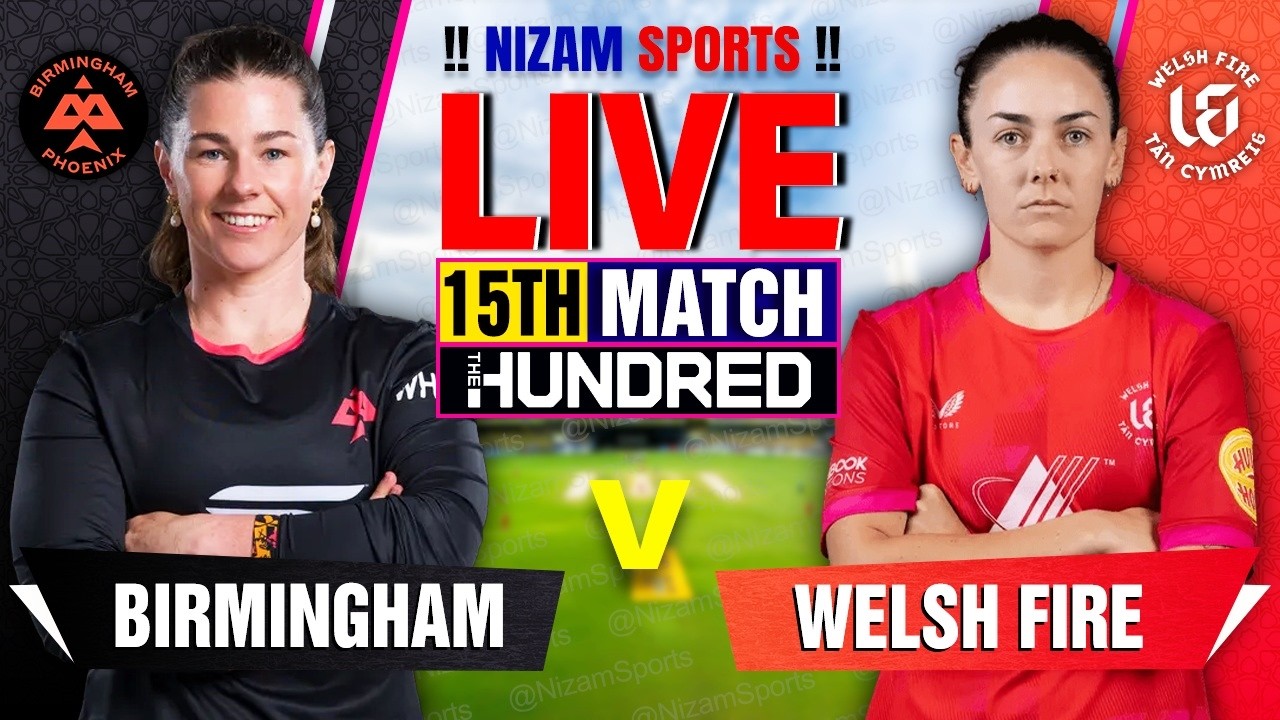 🔴Live: Birmingham Phoenix vs Welsh Fire | 15th Match | Live Cricket Score & Commentary