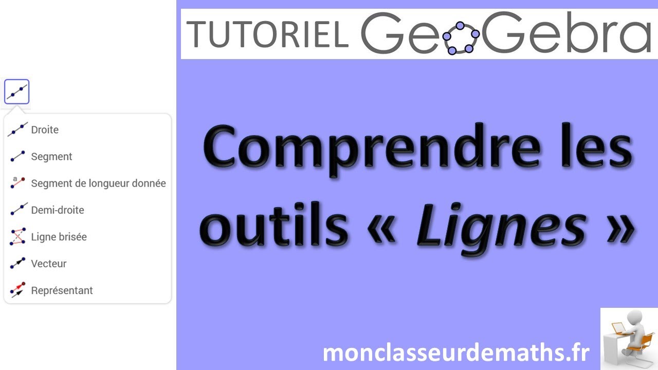 Tutoriel GeoGebra : Les outils « Lignes » (version complète)
