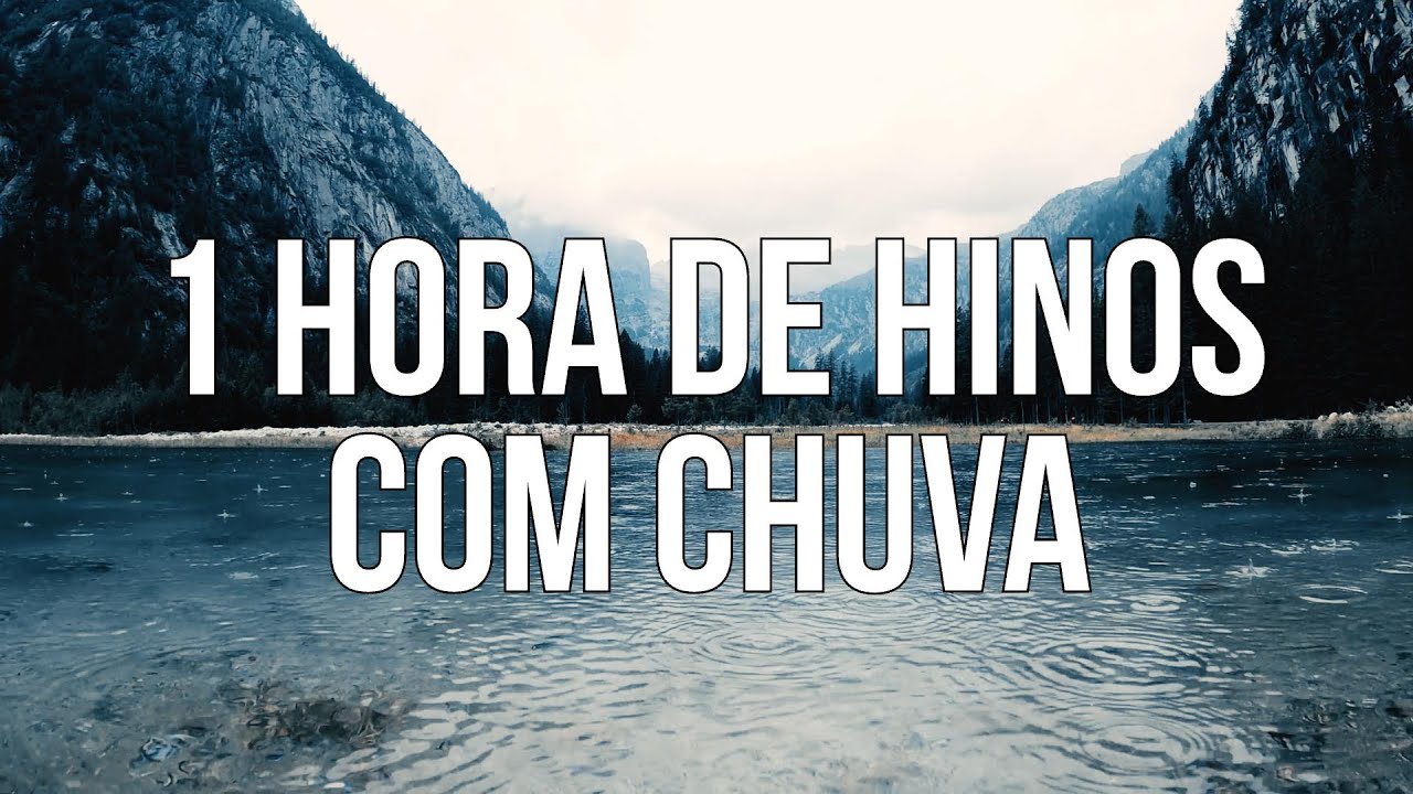 1 Hora De Músicas e Hinos Evangélicos Com Piano e Chuva | Instrumental Gospel Worship | Soaking