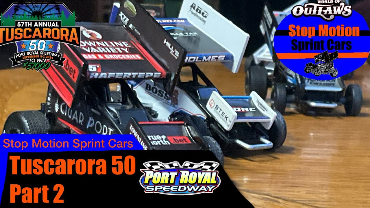 Woo Stop Motion Sprint Cars // Tuscarora 50 Part 2 // R3