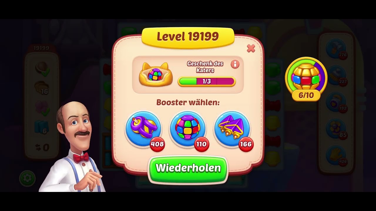 Homescapes Level 19199 -- No cheats