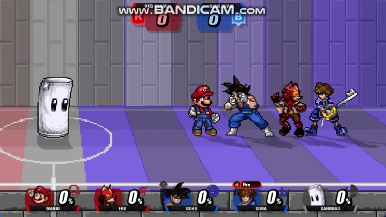Mario And Fox Playing And Dancing Together And Fighting Goku And Sora And Fox Hugging Mario & Ending