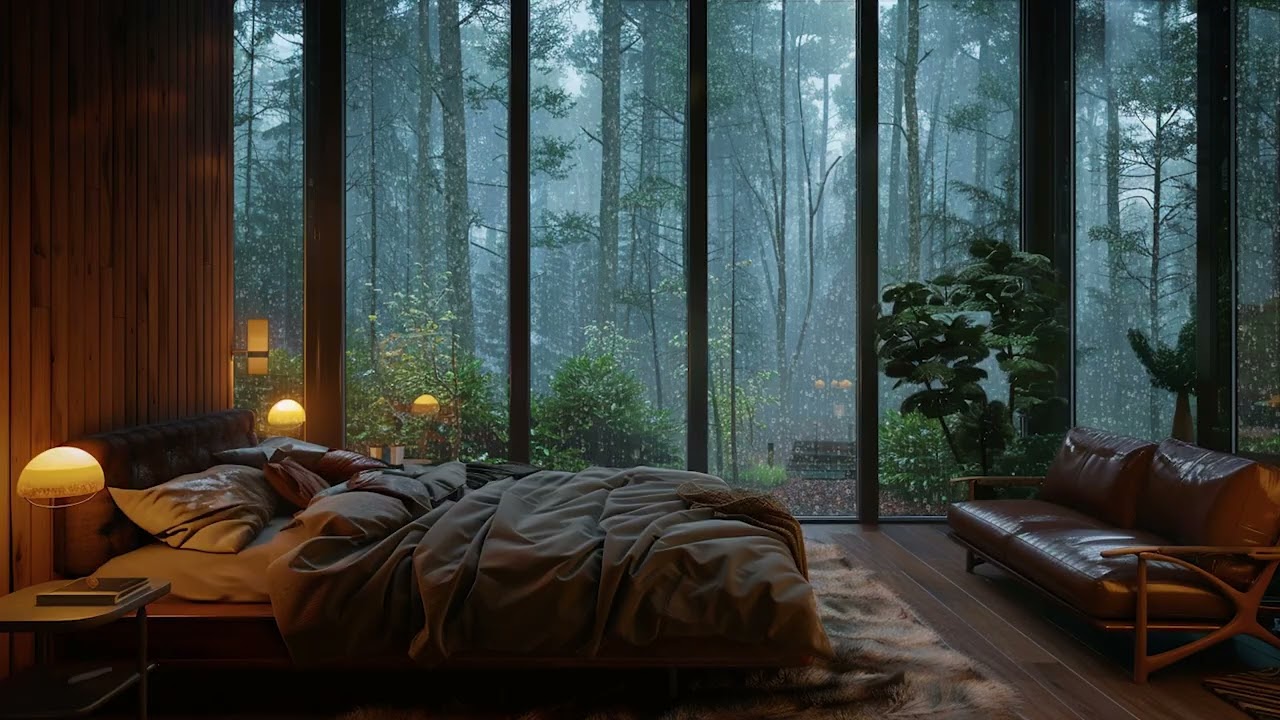 Soothing Rain Sounds for Sleep 🌧️ Natural Rain & Thunder for Deep Sleep, Relaxation & Stress Relief
