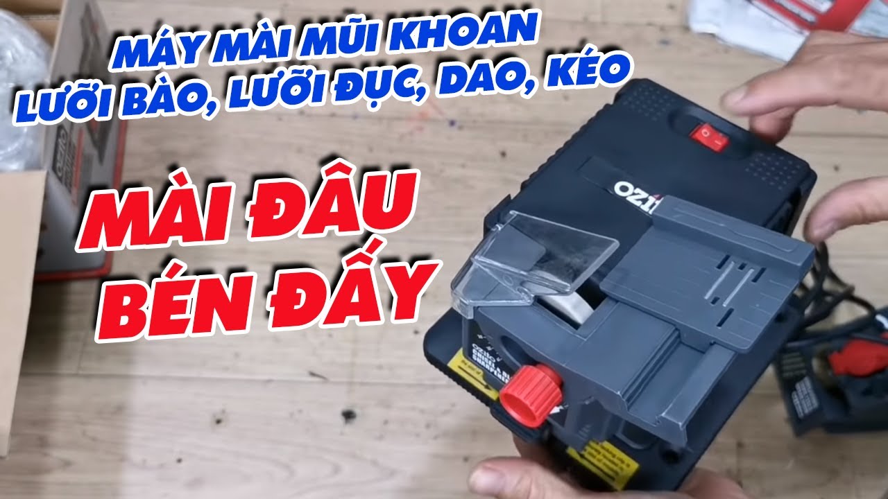 Máy mài Mũi khoan, Lưỡi bào, Lưỡi đục, Dao, Kéo Ozito / Giá 1.210.000đ