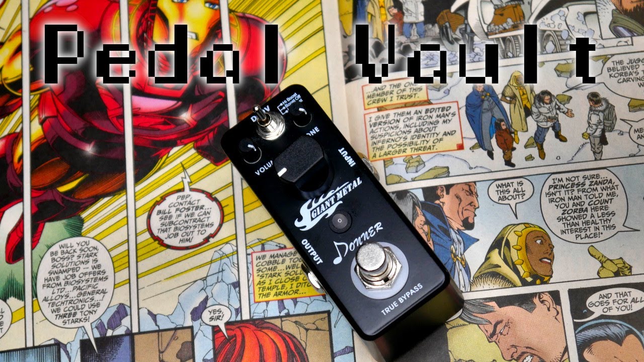 Я точно этого не ожидал! Обзор педали Donner Giant Metal Distortion (Pedal Vault)