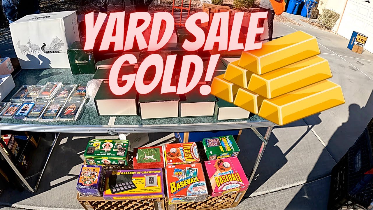 SPORTS CARD AND COLLECTIBLES HOMERUN YARD SALE DEAL!