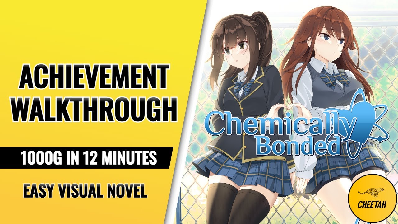Chemically Bonded - Achievement Walkthrough (1000G IN 12 MINUTES) EASY VISUAL NOVEL!