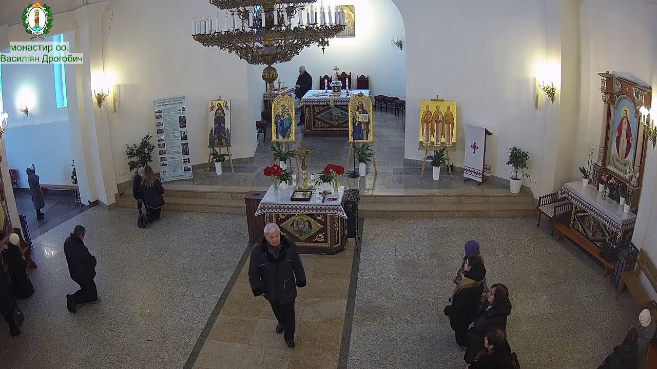 Свята Літургія  8.30. 30.01.2026 Трьох святителів