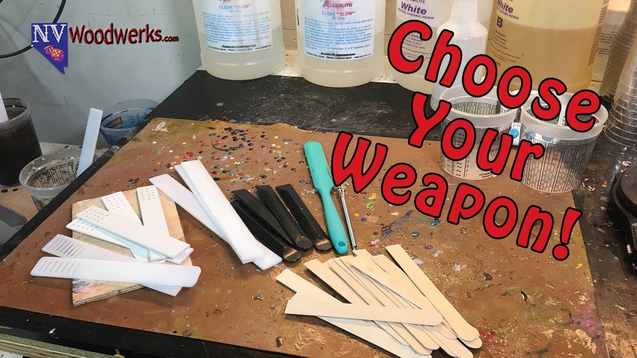 Mixing Sticks for Resin Casting | Resin Casting Quick Tips