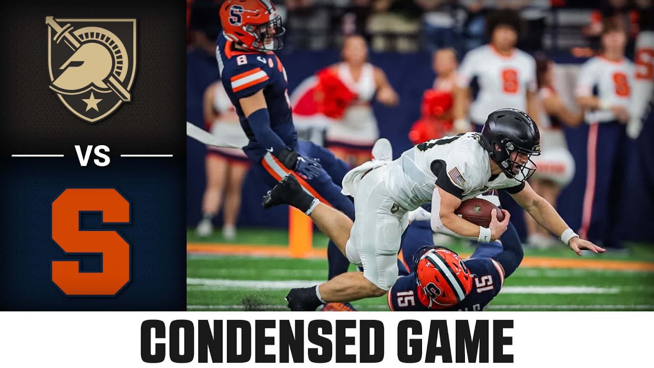 Army vs. Syracuse Condensed Game | 2023 ACC Football