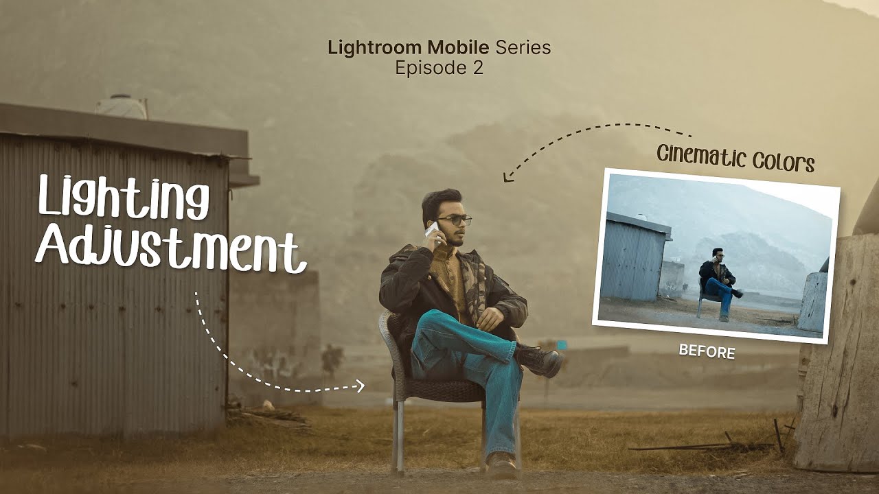 Basic Lighting Adjustment in Lightroom Mobile for Beginners #lightroom #ahmadpixelist