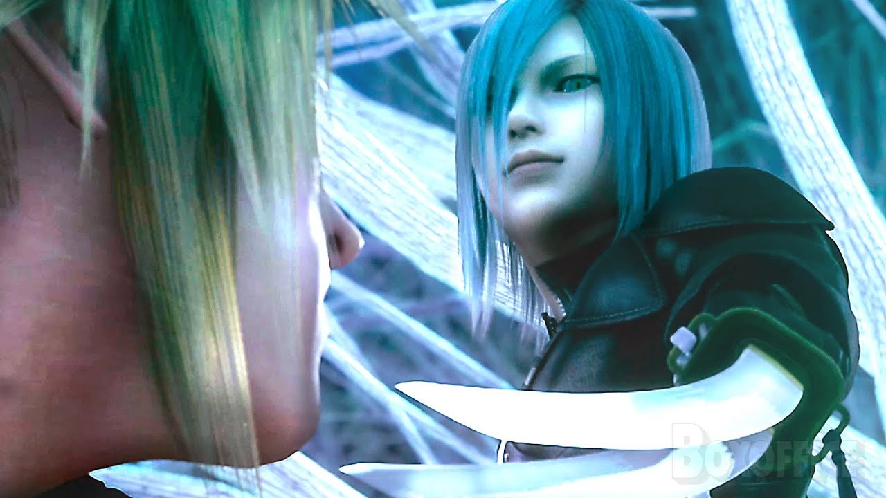 Las mejores escenas de Kadaj y los restos de Sephiroth de Final Fantasy VII: El Rescate 🌀 4K