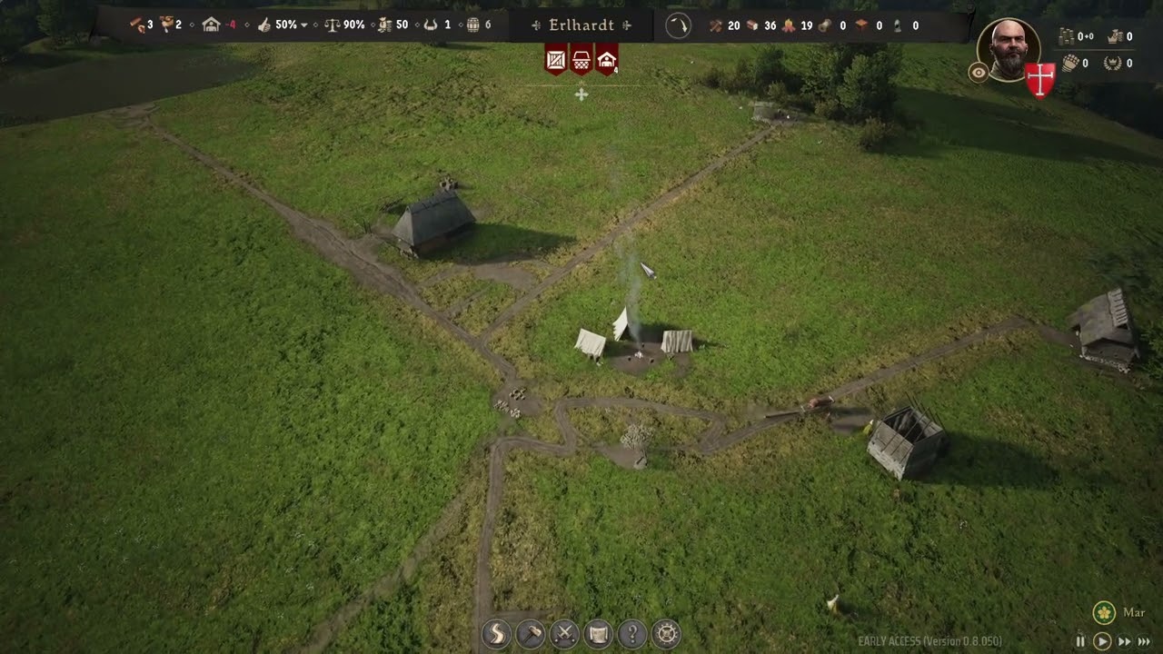 Hilltop village | Manor Lords