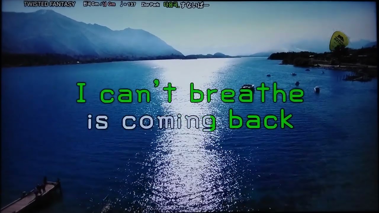 🚙TWISTED FANTASY/ZIOR PARK 😊 🎶노래방, 악보.가사 🤷‍♂️Karaoke songs with lyrics