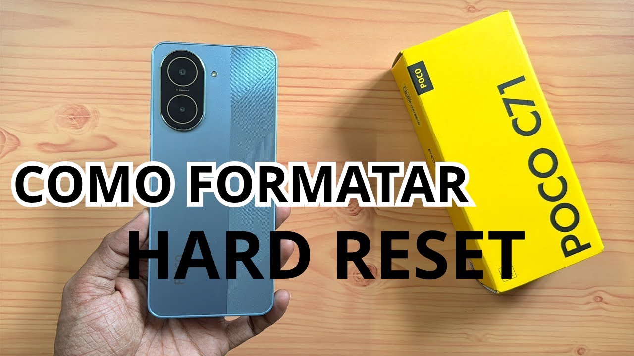 COMO FORMATAR XIAOMI POCO C71, POCO M7, M7 PRO - HARD RESET - VOLTAR CONFIGURAÇÕES DE FÁBRICA 