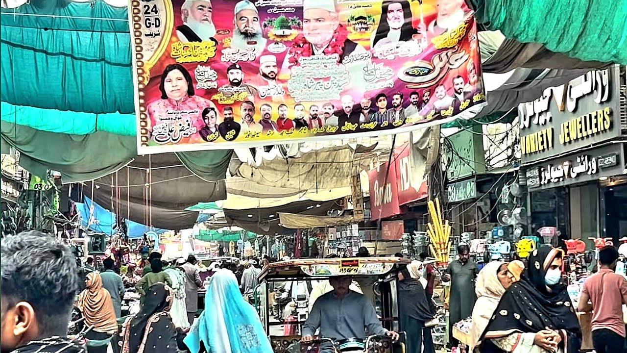 Okara ‚ Pakistan  Ramazan  Eid  Shopping  Vlog || For The First Time In Okara City Walking Tour 4k