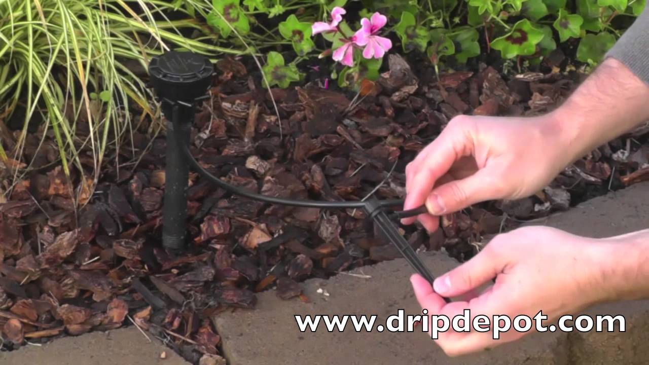 How To Retrofit a Sprinkler Riser With a  Flow Control Drip Manifold