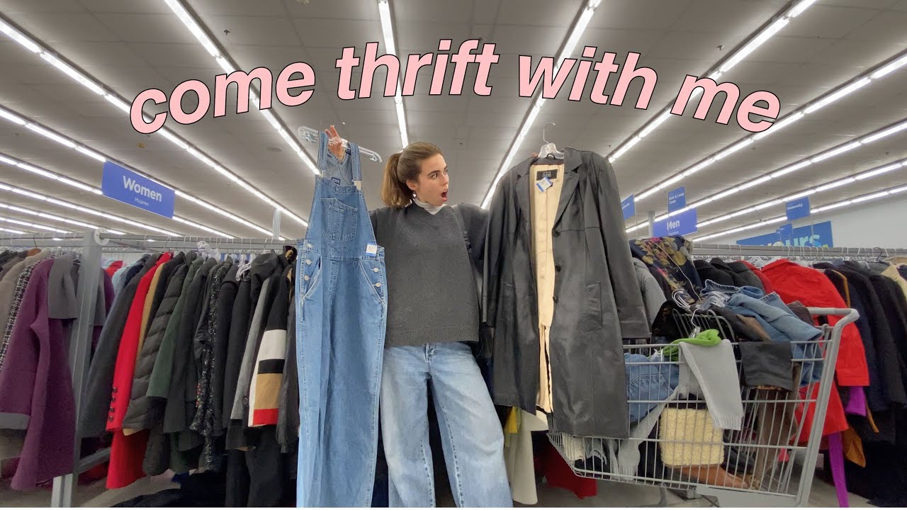 WINTER 2024 thrift with me + thrift haul at the end 🤗