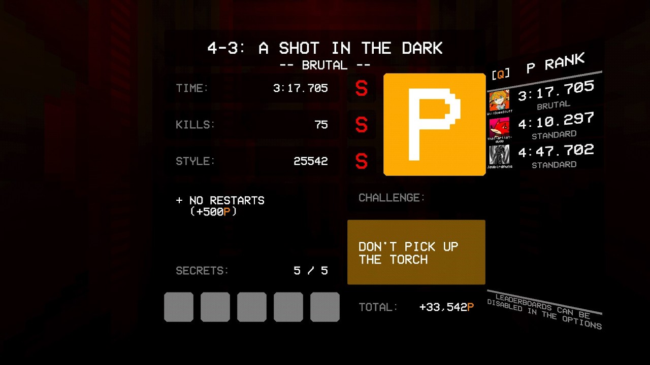 day 19 of p ranking an ultrakill level until nothing in particular really