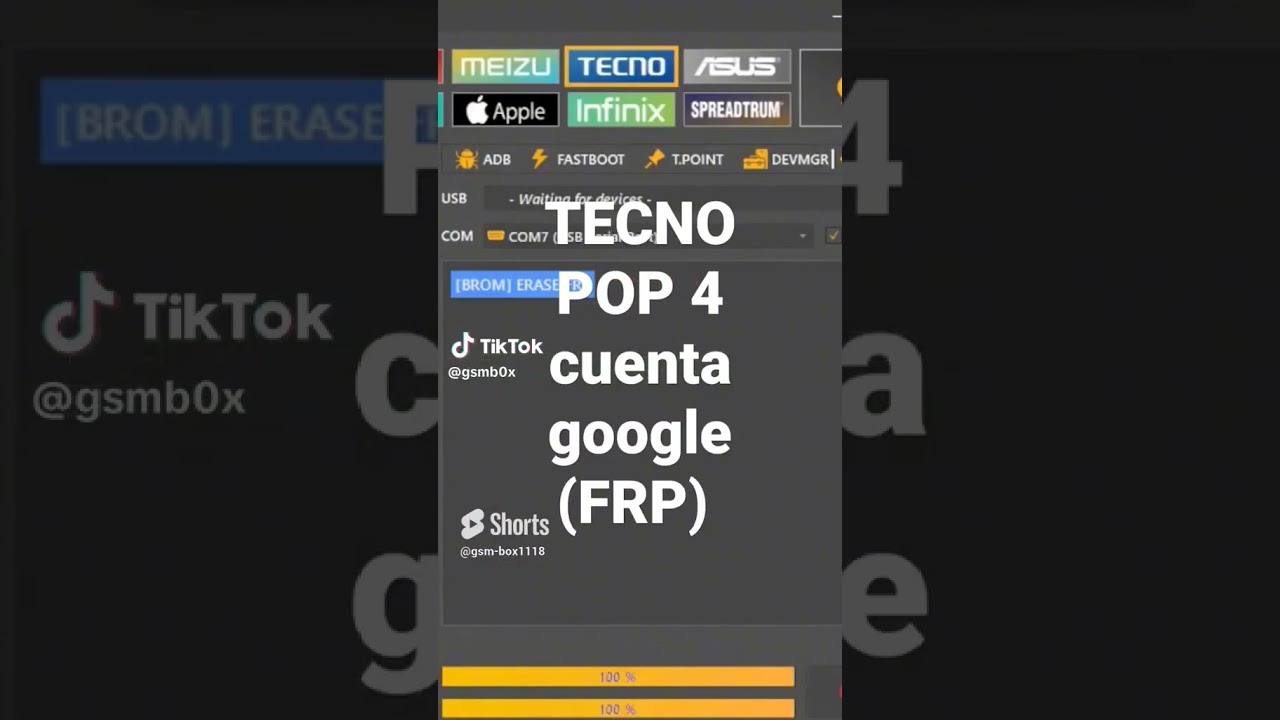 TECNO POP 4 FRP UNLOCKTOOL