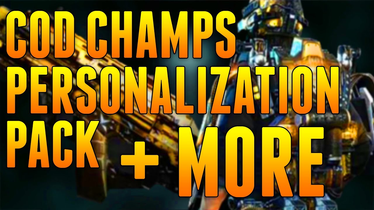 COD News! COD Championship Personalization Pack + Extra Create a Class Slots + Armory Slots