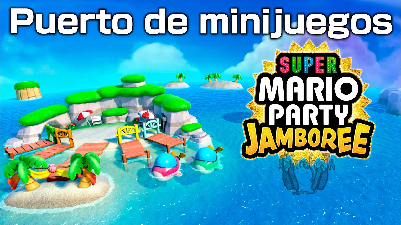 【Gameplay】Super Mario Party Jamboree | Puerto de minijuegos