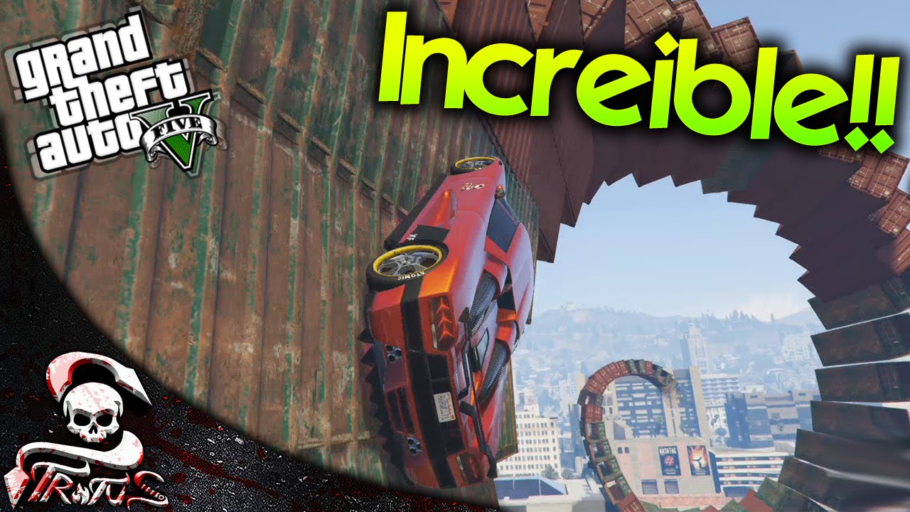 GTA 5 | ESPIRAL DE 1620º CASI IMPOSIBLE DE HACER - GTA V CARRERA DE LA MUERTE #434 | XxStratusxX