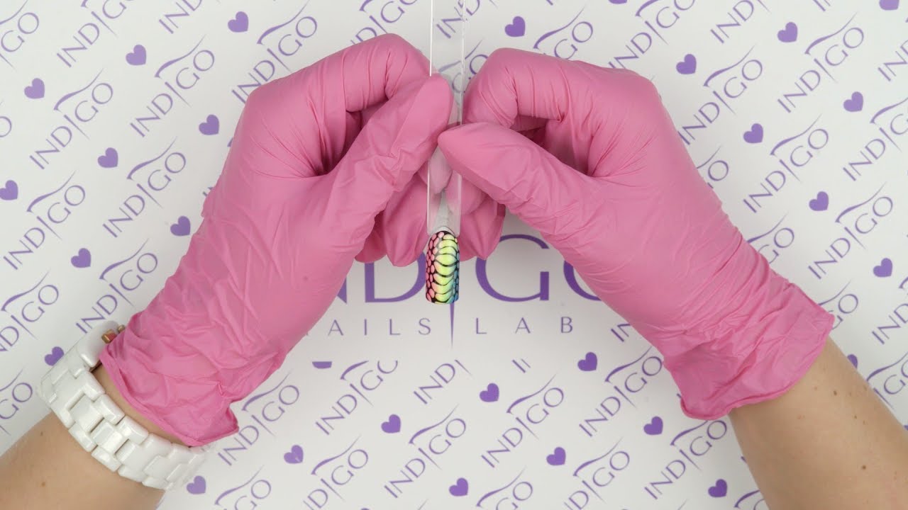 Snake Skin Sugar Effect Tutorial Nail Art Indigo