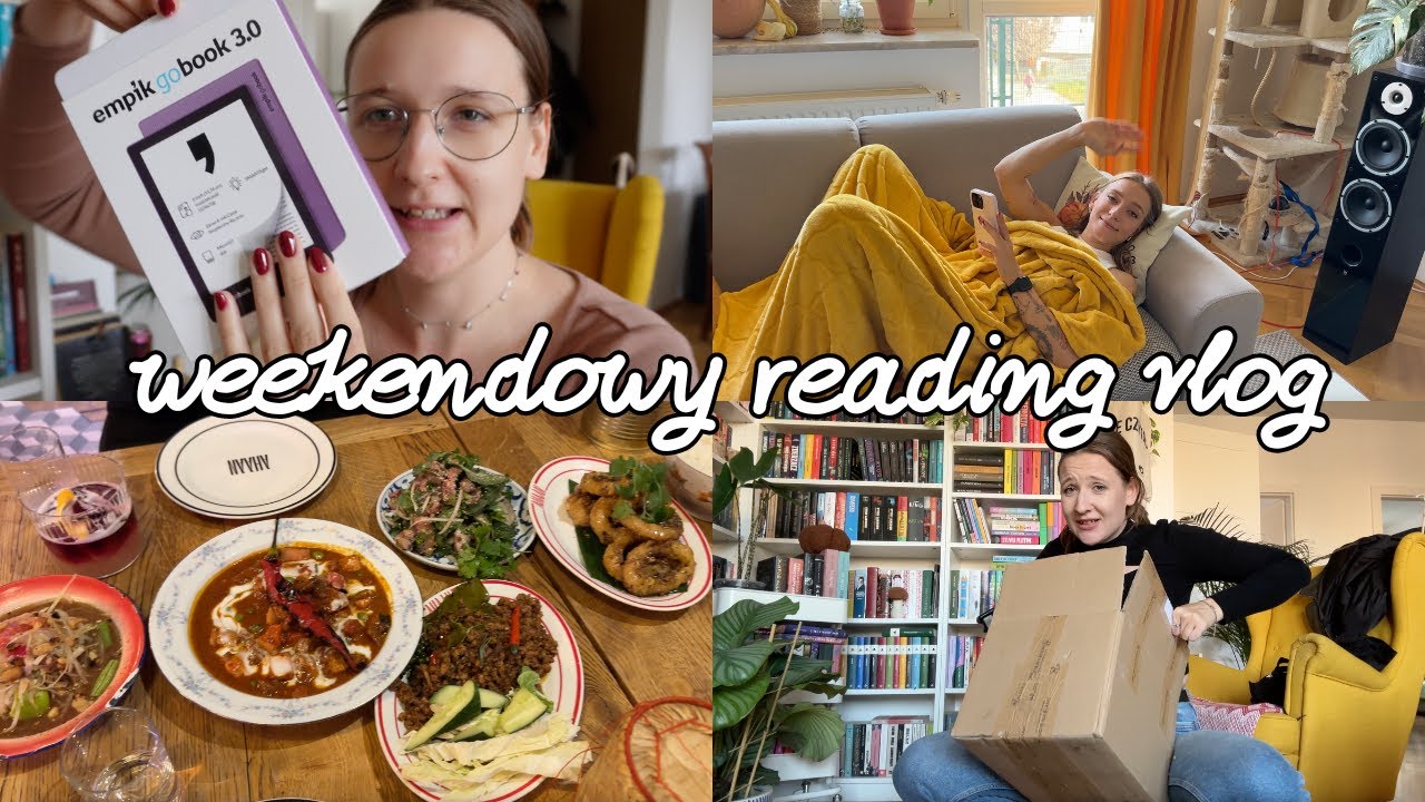 Urodziny Magdy, test goBOOKA i ogromna paczka niespodzianka | weekend reading vlog