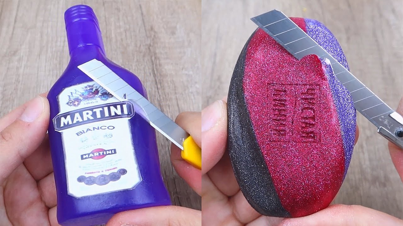 Relaxing Soap Cutting ASMR. Satisfying Soap and lipstick cutting. Corte de jabón - 1078